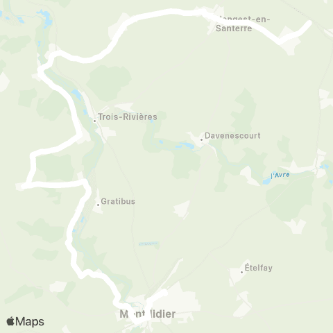 Hauts-de-France Car 80 - Lignes scolaires  map