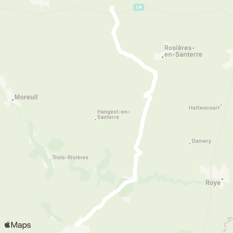 Hauts-de-France Car 80 - Lignes scolaires  map
