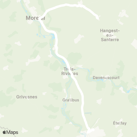Hauts-de-France Car 80 - Lignes scolaires  map