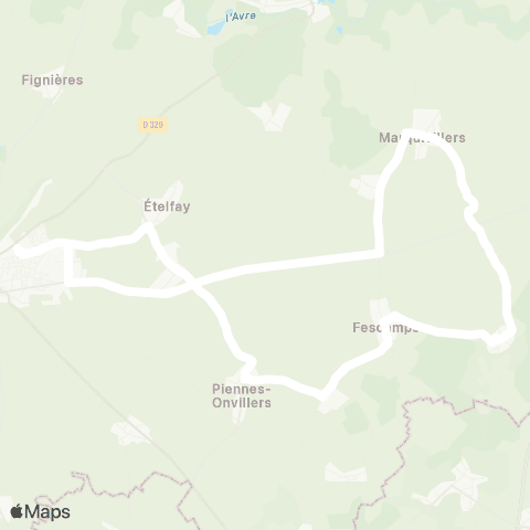 Hauts-de-France Car 80 - Lignes scolaires  map