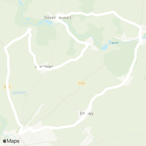 Hauts-de-France Car 80 - Lignes scolaires  map