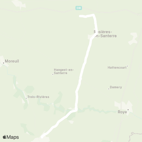 Hauts-de-France Car 80 - Lignes scolaires  map