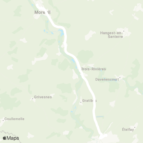 Hauts-de-France Car 80 - Lignes scolaires  map