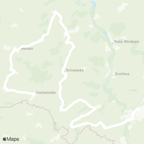 Hauts-de-France Car 80 - Lignes scolaires  map