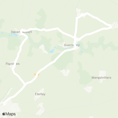 Hauts-de-France Car 80 - Lignes scolaires  map