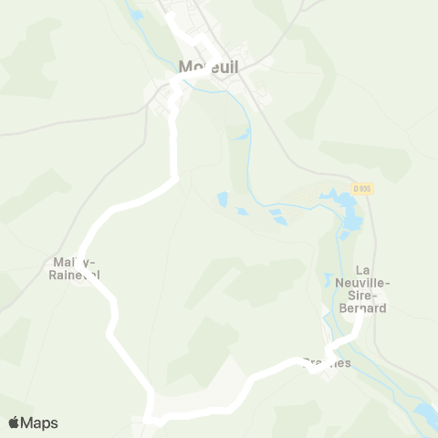 Hauts-de-France Car 80 - Lignes scolaires  map