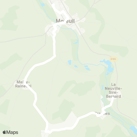 Hauts-de-France Car 80 - Lignes scolaires  map
