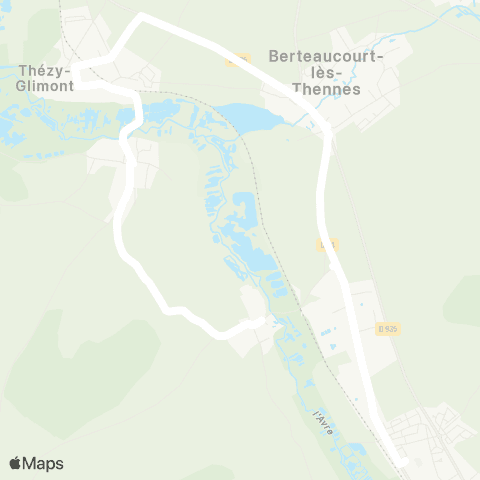 Hauts-de-France Car 80 - Lignes scolaires  map