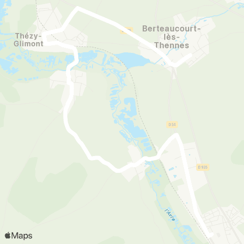 Hauts-de-France Car 80 - Lignes scolaires  map