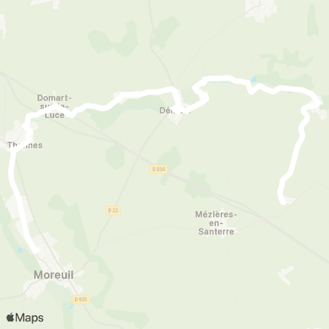 Hauts-de-France Car 80 - Lignes scolaires  map