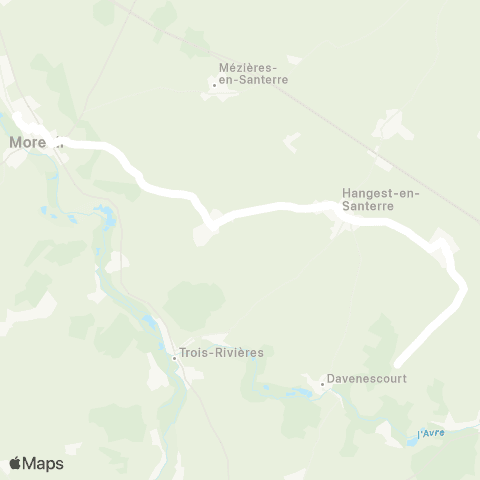 Hauts-de-France Car 80 - Lignes scolaires  map