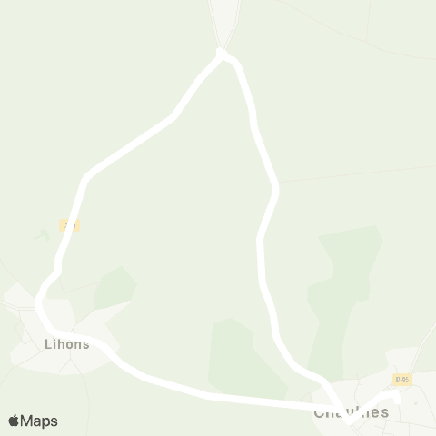Hauts-de-France Car 80 - Lignes scolaires  map