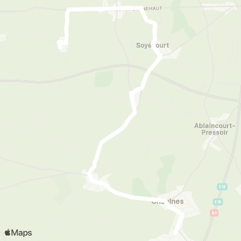 Hauts-de-France Car 80 - Lignes scolaires  map