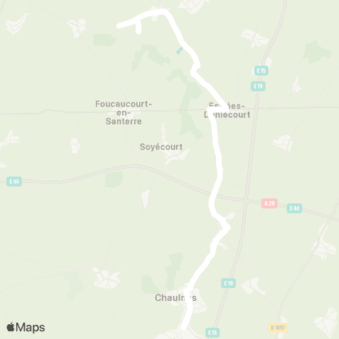 Hauts-de-France Car 80 - Lignes scolaires  map