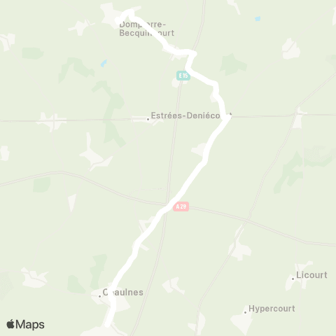Hauts-de-France Car 80 - Lignes scolaires  map