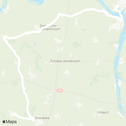 Hauts-de-France Car 80 - Lignes scolaires  map