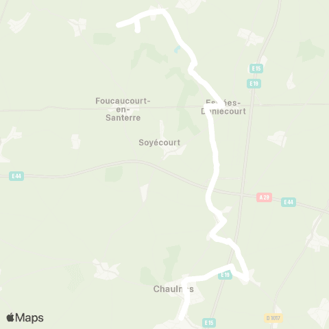 Hauts-de-France Car 80 - Lignes scolaires  map