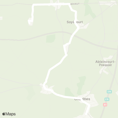 Hauts-de-France Car 80 - Lignes scolaires  map