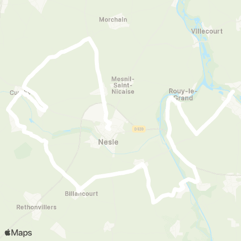 Hauts-de-France Car 80 - Lignes scolaires  map