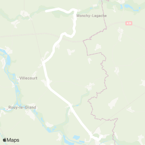 Hauts-de-France Car 80 - Lignes scolaires  map