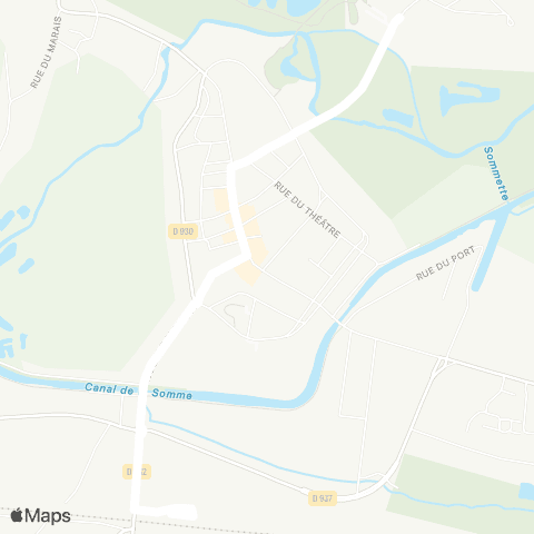 Hauts-de-France Car 80 - Lignes scolaires  map