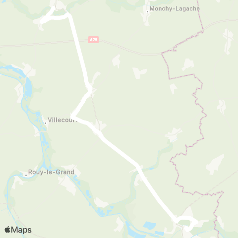 Hauts-de-France Car 80 - Lignes scolaires  map