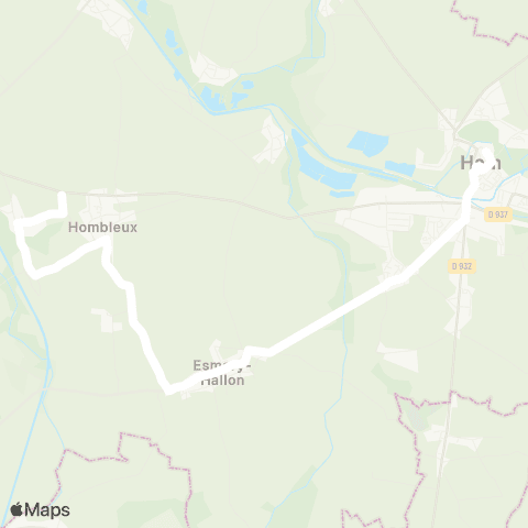 Hauts-de-France Car 80 - Lignes scolaires  map