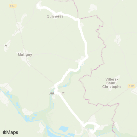 Hauts-de-France Car 80 - Lignes scolaires  map