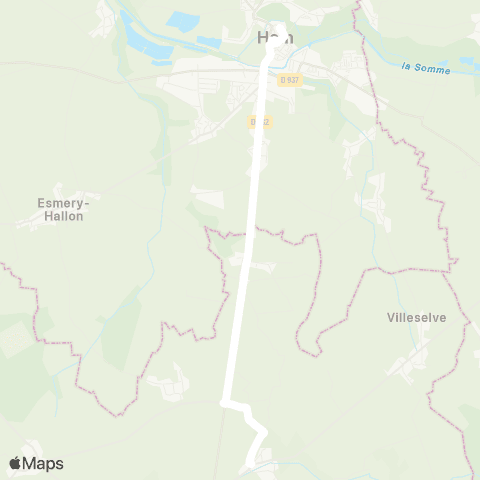 Hauts-de-France Car 80 - Lignes scolaires  map