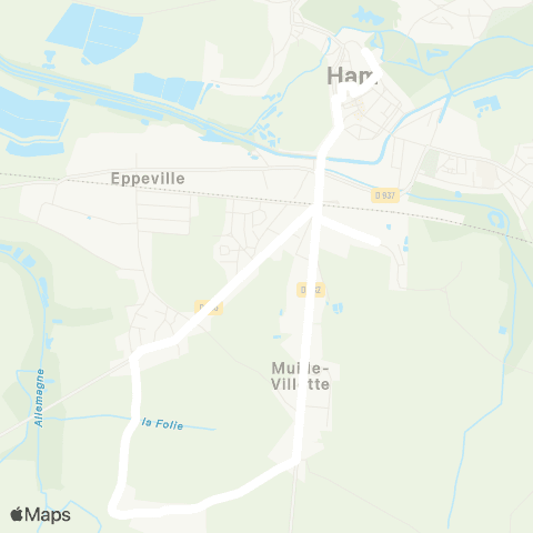 Hauts-de-France Car 80 - Lignes scolaires  map