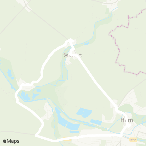 Hauts-de-France Car 80 - Lignes scolaires  map