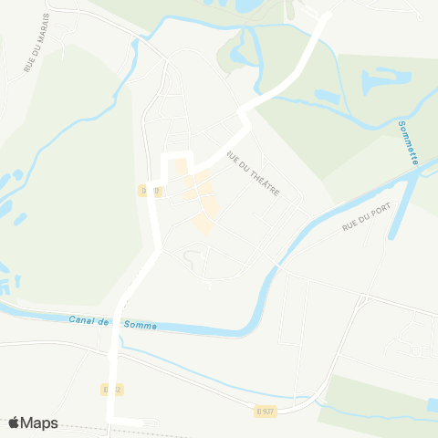 Hauts-de-France Car 80 - Lignes scolaires  map