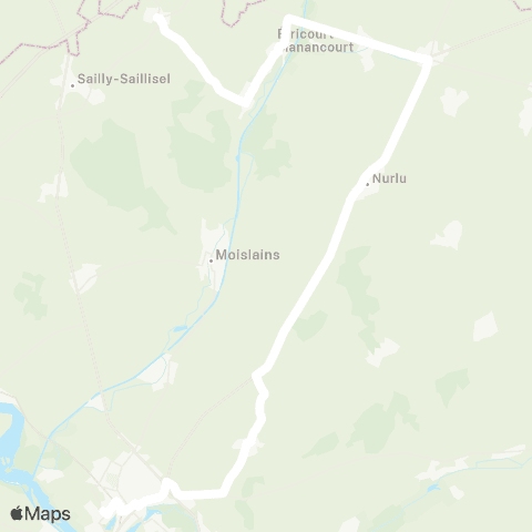 Hauts-de-France Car 80 - Lignes scolaires  map