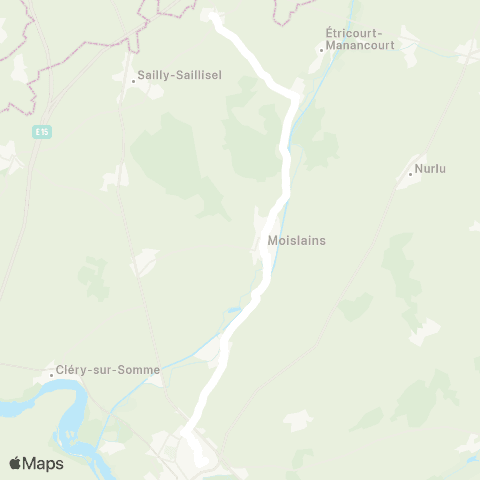 Hauts-de-France Car 80 - Lignes scolaires  map