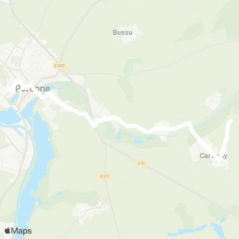 Hauts-de-France Car 80 - Lignes scolaires  map