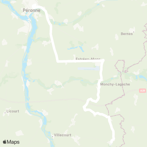 Hauts-de-France Car 80 - Lignes scolaires  map