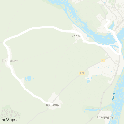 Hauts-de-France Car 80 - Lignes scolaires  map