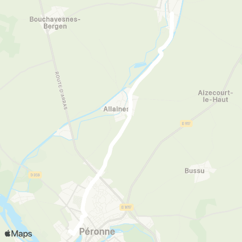 Hauts-de-France Car 80 - Lignes scolaires  map