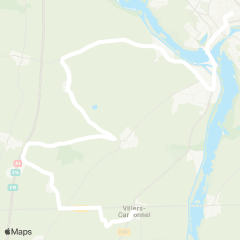 Hauts-de-France Car 80 - Lignes scolaires  map