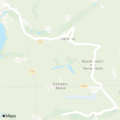 Hauts-de-France Car 80 - Lignes scolaires  map