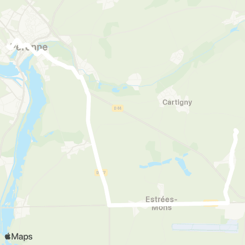 Hauts-de-France Car 80 - Lignes scolaires  map