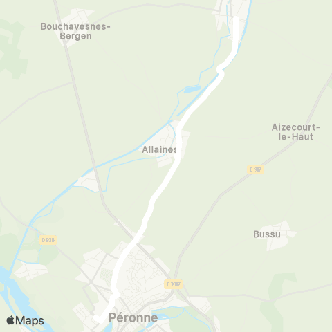 Hauts-de-France Car 80 - Lignes scolaires  map