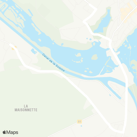 Hauts-de-France Car 80 - Lignes scolaires  map