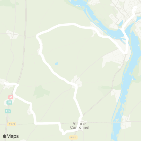 Hauts-de-France Car 80 - Lignes scolaires  map