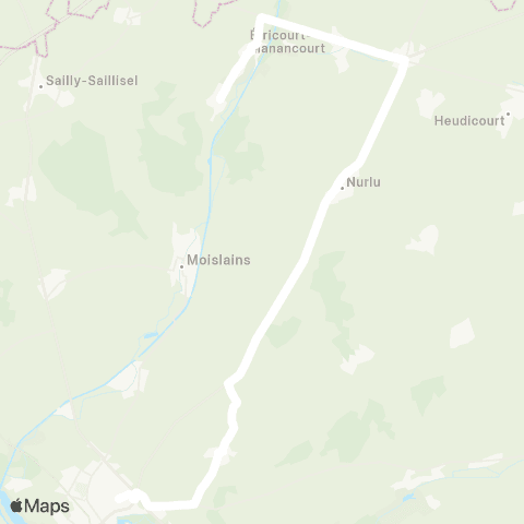 Hauts-de-France Car 80 - Lignes scolaires  map