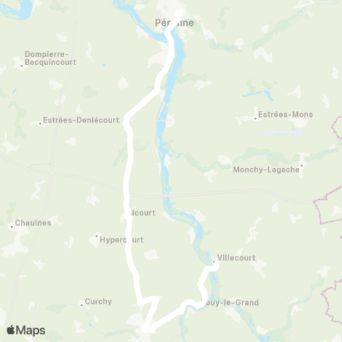 Hauts-de-France Car 80 - Lignes scolaires  map