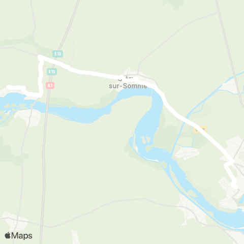 Hauts-de-France Car 80 - Lignes scolaires  map