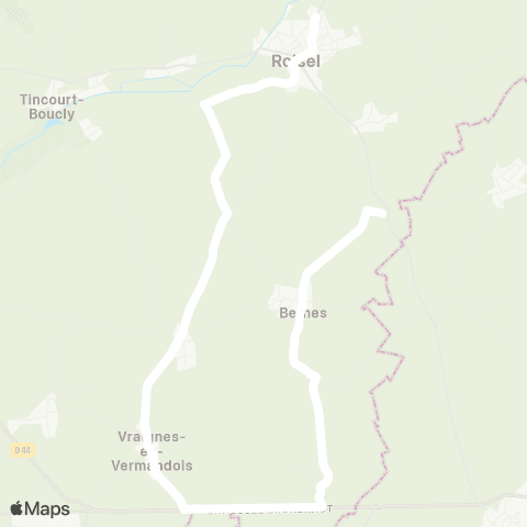 Hauts-de-France Car 80 - Lignes scolaires  map