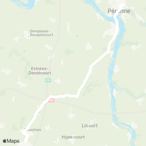 Hauts-de-France Car 80 - Lignes scolaires  map