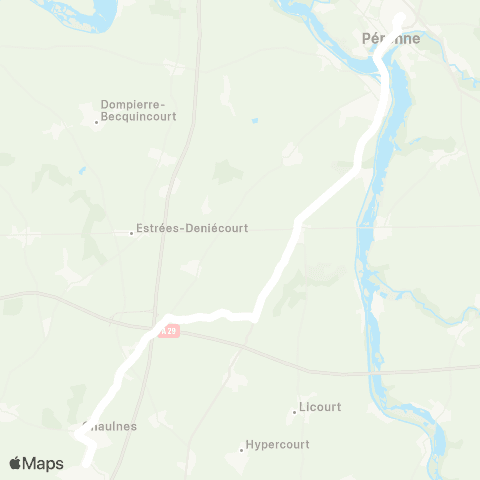 Hauts-de-France Car 80 - Lignes scolaires  map